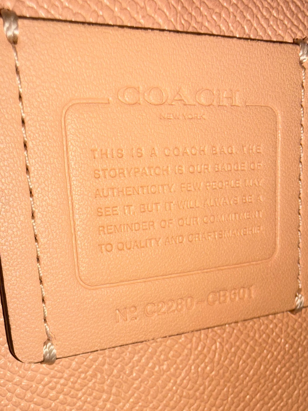 🍓Coach Mollie Bucket Bag with Strawberry Print Cream Pink Leather Shoulder EUC - Picture 9 of 10